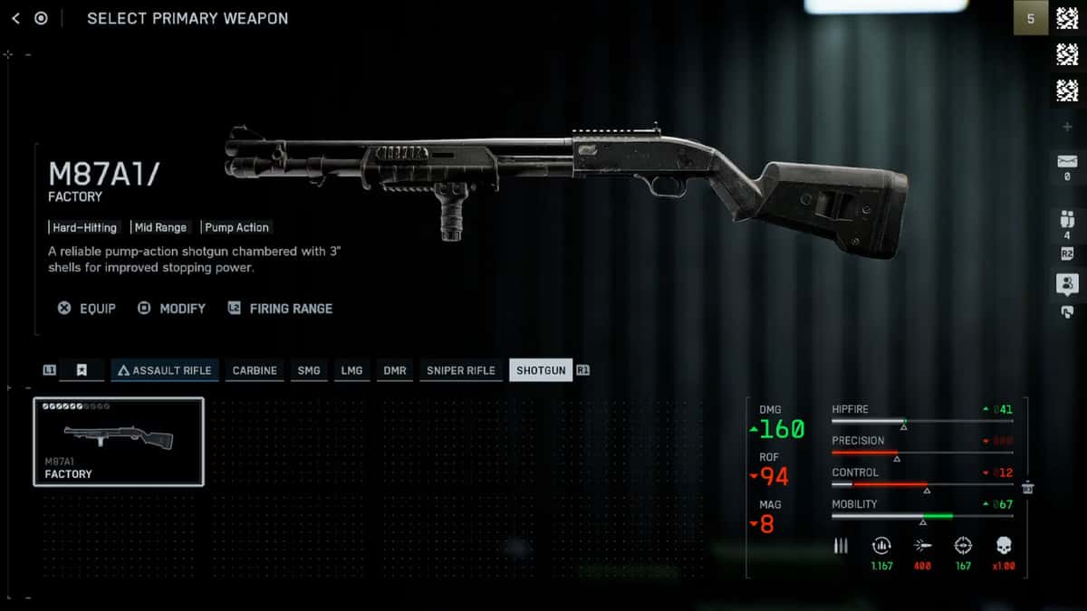 M87A1 Shotgun